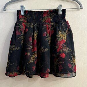Polo Ralph Lauren’s Youth Girls Floral Flowy Lightweight Mini Skirt Size 8